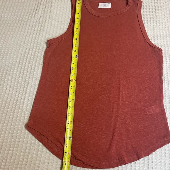 SOL Angeles Red/Coral Light Weight Classic Beach Style Loose Fit Tank Top Small - Picture 9 of 11
